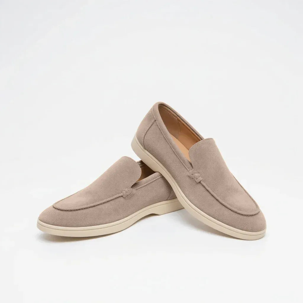 High Suede Loafers